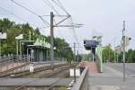 Stadtbahnhaltestelle Bahnhof/Karl-Wiechert-Allee der Stadtbahn Hannover, am 14.06.2011 in Hnanover.