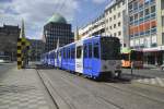 TW 6000 Stadtbahnzug auf der Linie 10 nach Ahlem an der Haltestelle Steintor/Hannover am 08.04.2012.