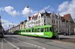 stra Baureihe 6000ner Straenbahn an der Haltestelle  Lortzingstrae  (01.04.2012)