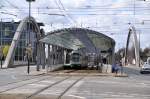 stra Baureihe 2500ner Straenbahn an der Haltestelle  Noltemeyerbrcke  (01.04.2012)