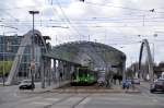 stra Baureihe 6000ner Straenbahn an der Haltestelle  Noltemeyerbrcke  (01.04.2012)