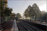 Frühe Hochbahnsteige -     Haltestelle Reiterstadion an dem Abzweig der Linie 2 in Hannover nach Alte Heide.