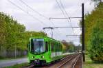 Wagen 6001 als MaibaumExpress in richtung Sarstedt fahrend bei Sarsted-Röntgenstraße (01.05.15)