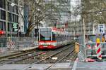 4037 an der provisorischen Haltestelle Zülpicher Platz am 03.03.2019.