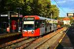 5117 wurde die Ganzreklame  Breitling  entfernt. Hier wieder in der Werks-Lackierung in Bocklemünd am 06.10.2020.