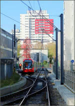 Ein neuer Endpunkt der Linie 3 -    Seit August erreicht die Kölner Stadtbahnlinie 3 das Görlinger Zentrum.