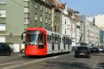 Der am 18.3.2022 in Köln eingetroffene HF6 5305 auf der Neusser Straße am 21.03.2022.