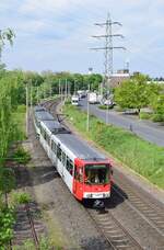 Tw2031 und 7577 waren am 1.Mai auf Sonderfahrt in und um Köln.