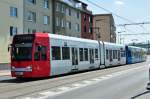 Straenbahn Linie 7 KVB nach Frechen in Kln-Deutz - 30.05.2011