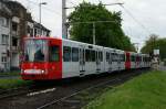 B-Wagen 2211 auf der bergabestelle HGK/KVB Luxemburger Strae am 03.05.2012.