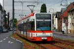 Niederflurwagen 4044 im Stadtteil Weiden auf der Aachener Strae am 18.05.2012