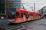 Niederflurwagen 4109 auf dem Barbarossaplatz am 31.01.2013.