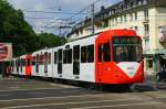 Die beiden sanierten B-Wagen 2412 & 2422 auf der Kreuzung Aachener Str./Gürtel am 25.06.2014.