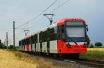 5122 als Linie 18 auf der Vorgebirgsbahn in Merten am 27.06.2014.