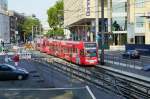 4061 auf Wendefahrt auf dem Gleiswechsel Heumarkt am 02.08.2014.