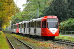 2417 (ex. 2117) absolvierte am 21.10.2016 seinen ersten Linieneinsatz. 
Hier zu sehen am Westfriedhof gekuppelt mit 2101.
