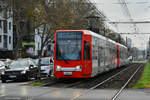 4124 wurde die KVB-Eigenwerbung Klimawandel/Dschungel entfernt. Hier zu sehen auf der Aachener Straße am 21.11.2019.