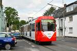 B-Wagen 2408 (ex 2108) wurde als 24. Fahrzeug der Serie 2100 zur Serie 2400 fertig saniert und wird in Kürze den 2000-km-Test antreten. Hier unterwegs auf der Simonskaul am 08.06.2020.

Die aktuelle Liste der 2400er:

Alle Fahrzeuge die umgebaut sind oder sich im Umbau befinden in Reihenfolge:

01: 2422 ex 2122 Liniendienst

02: 2412 ex 2112 Liniendienst

03: 2426 ex 2196 Liniendienst

04: 2428 ex 2199 Liniendienst

05: 2421 ex 2121 Liniendienst

06: 2416 ex 2116 Liniendienst

07: 2425 ex 2195 Liniendienst

08: 2402 ex 2102 Liniendienst

09: 2427 ex 2198 Liniendienst

10: 2417 ex 2117 Liniendienst

11: 2404 ex 2104 Liniendienst

12: 2403 ex 2103 Liniendienst

13: 2420 ex 2120 Liniendienst

14: 2409 ex 2109 Liniendienst

15: 2405 ex 2105 Liniendienst

16: 2423 ex 2193 Liniendienst

17: 2407 ex 2107 Liniendienst

18: 2424 ex 2194 Liniendienst

19: 2406 ex 2106 Liniendienst

20: 2418 ex 2192 Liniendienst

21: 2413 ex 2113 Liniendienst

22: 2411 ex 2111 Liniendienst

23: 2401 ex 2101 Liniendienst

24: 2408 ex 2108 in Kürze 2000-km-Test

25: 2419 ex 2119 Umbau

26: 2410 ex 2110 Umbau

27: 2415 ex 2115 Umbau

28: 2414 ex 2114 Umbau