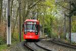 Der sechste HF6 5306 ist am frühen Morgen des 1. April in Köln eingetroffen. Hier zu sehen während der Überführungsfahrt von Weidenpesch nach Merheim in der Merheimer Heide am 01.04.2022.