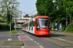 HF6 5303 und 5304 als Linie 4 am Tag des ersten Linieneinsatzes auf der Berliner Straße in Köln am 07.05.2022.