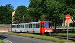 2049 war heute während des Öffnungstages im Straßenbahn-Museum Thielenbruch zu Gast.
Hier während der Anreise in Köln auf der Karlsruher Straße am 12.06.2022.