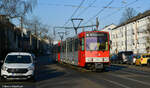 B-Wagen 2031 und 2221 in Köln auf der Margaretastraße am 02.03.2023.