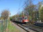 Am 06. April 2010 hatte TW 2112 mit einem 2. unbekannt gebliebenen Wagen als Linie 3 mit Fahrtziel Thielenbruch die Haltestelle  Frankfurter Strae  verlassen und konnte dabei von mir fotografiert werden.