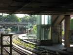 Blick auf den alten Bahnsteig der Haltestelle  Severinstrae  Fahrtrichtung  Neumarkt  am 05.