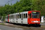 B-Wagen 2256 verlsst die Wendeanlage Klettenberpark am 03.05.2012.