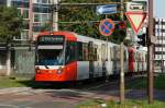 Wagen 5113 kurz vor der Haltestelle Barbarossaplatz am 20.10.2012.