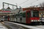 2104 an der Haltestelle Liebigstrae mit dem neuen Ziel Rathaus am 09.12.2012