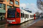 Niederflurwagen 4034 hat seine Ganzreklame  Airberlin  entfernt bekommen.