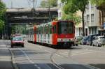 2104 als umgeleitete Linie 3 auf dem Gleiswechsel Eifelplatz am 25.05.2013.