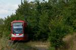 Niederflurwagen 4536 in der Wendeschleife Merkenich am 17.08.2013.