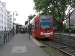 Am 4.6.13 waren TW 4084 und TW 40?? als Linie 9 Richtung  Knigsfrst  unterwegs hier aufgenommen an Der Haltestelle  Universitt 