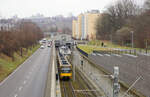 Stuttgarter Straßenbahnen AG-Triebwagen 4088 // Stuttgart // 10.