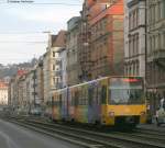 3069 als U1 nach Fellbach in der Schreiberstrae 17.1.09