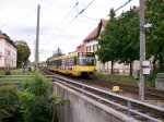 3229/3230 U3 Plienigen kurz nach Ausfahrt Vaihingen richtung (Vaihingen)Jurastrae, am 16.08.2011! (Breitling-Herrenmode - Werbung.)