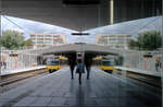 Doppelung -    Ein Eindruck aus der neuen Stadtbahnhaltestelle Staatsgalerie in Stuttgart.