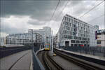Halt im Neubaugebiet -    Das einstige Güterbahnhofgelände beim Stuttgarter Hauptbahnhof wird nach und nach recht dicht bebaut.