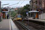 Bopser-Varianten -    Die Stuttgarter Stadtbahnhaltestelle befindet sich in einer waagrechten Tunnelrampe.