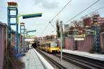 Rampenhaltestelle Rastatter Strae am Ende des Tunnels Weilimdorf.