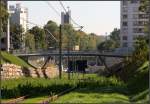 .Übermorgen am Dienstag den 22.09.2010 werden das erste Mal Stadtbahnen diese neue Strecke durch das Wohn- und Gewerbegebiet Fasanenhof für Test-, Prüf- und Messfahrten befahren.