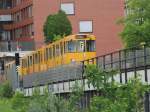 BVG Baureihe F Der Linie U2 zwischen U-Bahnhof Potsdamer Platz und Mendelssohn-Bartholdy-Park.
