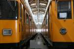 Am Tag des offenen Denkmals in der Wagenhalle der Berliner Verkehrsvertriebe.1907 von Grenander erbaut als Schuppen fuer Strassen und Hochbahn, 1961 als Folge des Mauerbaus geschlossen, 1997