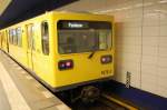 Berliner U-Bahn Typ  G  im Bahnhof PANKOW, U2