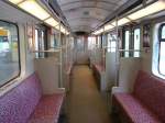 Berliner U-Bahnzug von innen.