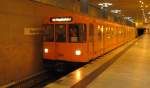 BVG 2661 als U 55 vom Brandenburger Tor nach Berlin Hbf, im U-Bahnhof Bundestag; 09.08.2011