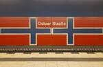 Wandgestaltung | U-Bahn-Station Osloer Strasse | Januar 2024