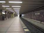 U-Bahnhof Mohrenstrasse an der Wilhelmstrasse: Nach mehreren Umbennenungen nun wieder mit dem alten Namen.